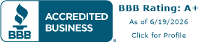 BBB logo and rating
